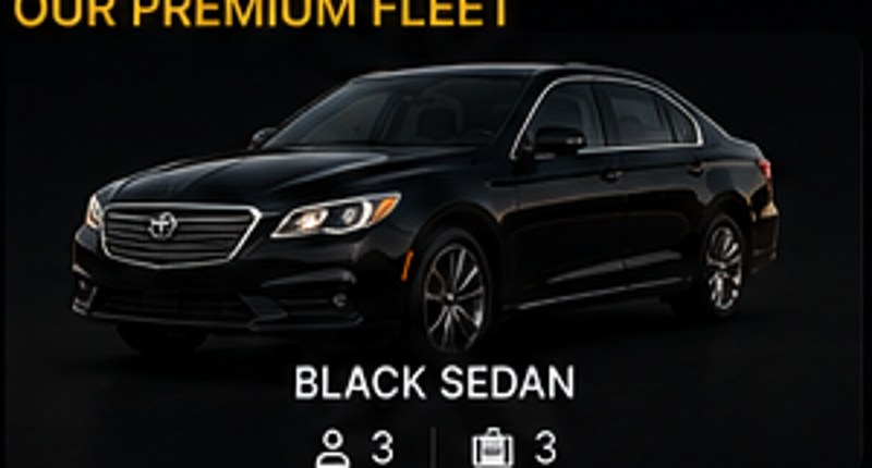 Black sedan